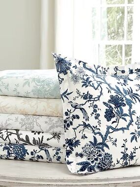 Ballard Designs Jardin Toile Euro Sham